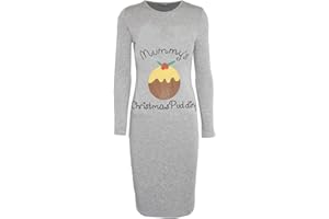 Fashion Star Womens Xmas Red Nose Reindeer Bodycon Dress