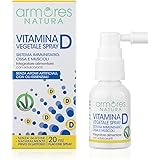 Armores Natura Integratori Alimentari, Vitamina D Vegetale Spray, Integratore a Base di Vitamina D3, Origine Vegetale, con Ol