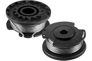 YTUGCG 2 Pcs Strimmer Spool for Bosch, Nylon Strimmer Wire for Bosch ART 23 SL 26 SL Strimmer F016800569 F016800385, Replacement Spool Line for Grass Strimmer (1.6mm x 5m)