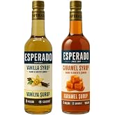 Esperado Vanilya * Karamel Aromalı Kahve Şurubu - 2 Li Set - Şekersiz - 750 ml X 2 AD.