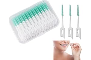 AONAYO 200 piezas de limpieza de dientes interdentales,cepillos interdentales,cepillos interdentales blandos,Gum Soft Picks,espacio de cepillo de dientes, palo de hilo dental para limpieza dental herramienta
