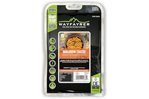 Wayfayrer Macaroni Cheese 300g Ready to Eat, Hot or Cold, Meal Pouch Recommended for Duke of Edinburgh's Award Expeditions, Camping & Hiking