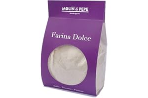 Molin di Pepe - Farine de châtaignes | séchage traditionnel des châtaignes et broyage de pierre | riche en arômes et saveur intense, énergétique, sans gluten | 350 grammes (TRADITIONELLE)