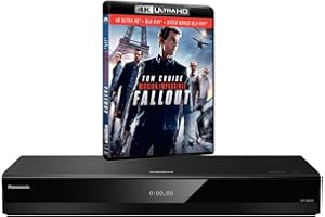PANASONIC BUNDLE Panasonic DP-UB820 MULTIREGION for DVD Blu-ray Player Bundle with Mission Impossible Fallout Ultra HD 4K Blu-ray Disc