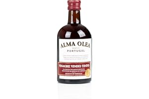 QUINTA DE JUGAIS Vinagre de Vino Tinto - Frasco de 500 ml - Condimento Sabroso y Versátil - Adecuado para Aliñar Ensaladas - Envejecido en Barricas de Roble - Producto Gourmet de Origen Portugués