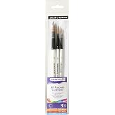 Daler Rowney Graduate Kunstpinsel-Set – 5 Pinsel Mit Kurzen Griffen, Für Acryl, Öl & Aquarell
