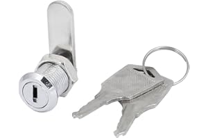 UXCELL Sourcingmap Mailbox Tool Box Locking 12mm x 16mm Security Cylinder Cam Lock w 2 Keys