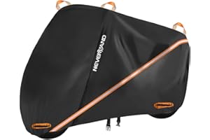 NEVERLAND Housse Moto Exterieur Housse XL - Bache Moto Exterieur Etanche Accessoires Protection Protection UV Pluie Saleté et Poussière Résistance à l'abrasion Traces d'animaux 245x105x125cm