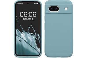 kwmobile Carcasa Compatible con Google Pixel 8a Funda - Case TPU y Silicona antigolpes - Apto Carga inalámbrica - Piedra Antigua