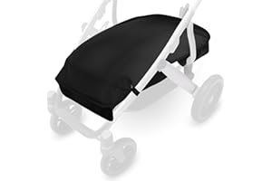 Quintriae Basket Cover for UPPAbaby Vista V2 and Vista V3 Strollers - Protects and Conceals Belongings - Easy Attachment and Access - Water-Resistant Material