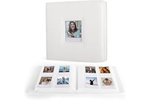 MUZIRI KINOKOO Álbum de fotos de 288 bolsillos para cámara instantánea Polaroid GO, álbum de gran capacidad de piel sintética para cámara Polaroid GO, álbum de fotos de recuerdo de 2.62 x 2.12