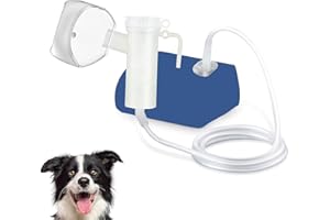 ICARE-PET Tazza nebulizzatore per Animali Domestici e Maschera per inalatore per Gatti e Cani di Piccola Taglia, Maschera per Ossigeno per Animali Domestici (esclusa la Macchina nebulizzatrice)