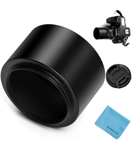 77mm tegenlichtkapje-rubber, Fotover universele inklapbare zonnekap streulichtkapje compatibel met Canon Nikon Sony Pentax Olympus Fuji camera met lensdop