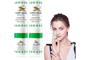 QOCUILC 2 pièce inhalateur nasal aux huiles essentielles plusieurs lots pour nez bouché ou qui coule, degage les voix repiratoires