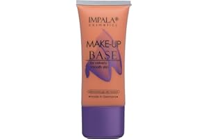 Impala - Primer Pré-Fond de Teint Couleur Apricot Nº 4 | Finition Parfaite et Anti-cernes | Elimine les Brillances et les Rougeurs | Texture non Grasse pour les Peaux Grasses et Mixtes | 30 ml