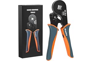 Preciva - Crimpadora (0,08 – 16 mm², punta cuadrada, crimpadora para terminales aislados, conectores de crimpado)