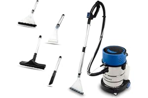 HYUNDAI 1200W 25L 2-in-1 Upholstery and Carpet Cleaner Wet & Dry Vacuum for Home, Car Seats, Carpets and Hard Floors