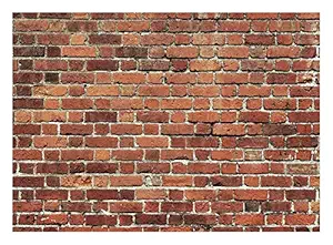 Lifestyle-You Vinyl Thin Photography Background Red Bricks Wall Theme Backdrop Scene Photo Props for Photo Studio, 5x7 Feet, Red
