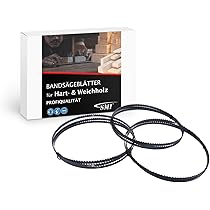 3 Pezzi 1400 1425 1570 Lame Per Seghe A Nastro Da 1750mm. Larghezza 3 6.35 9.5mm Lama Per Sega A Nastro Per La Lavorazione Del Legno Utilizzare Per Einhell Maka Metabo Scheppach - Foto 7