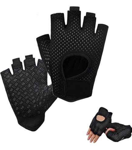 Guanti Da Palestra Uomo/Donna | Antiscivolo E Traspiranti | Per Sollevamento Pesi, Ciclismo, Fitness - Foto 8