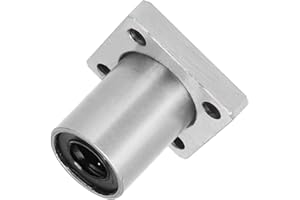 WANROMJUN 1 Piezas Brida Rodamiento De Bolas Lineal LMK10UU/LMK16UU/LMK20UU/LMK25UU 10 Mm/16 Mm/20 Mm/25 Mm Rodamiento Lineal Usado Para Varios Equipos Electrónicos/Rieles Y Columnas(LMK10UU)
