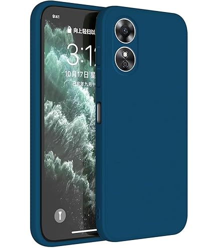 PANXIYUE Cover per Oppo A17 / Oppo A17K,360°Full Body Rigida Plastica Back e Silicone TPU Fronte,Protezione Resistente Antiurto Protettiva Custodia Caso per Oppo A17 / Oppo A17K,Transparent