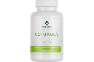 MEDFUTURE Gotu Kola Asiatisches Kraut Standardisierter Extrakt 500 mg 60 Kapseln
