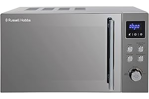 Russell Hobbs RHM2086SS Classic 17 Litre Stainless Steel Digital Microwave with Blue LED