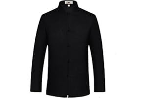 G-LIKE Men's Long Sleeve Tang Suit Kung Fu Jacket Chinese Style Shirt
