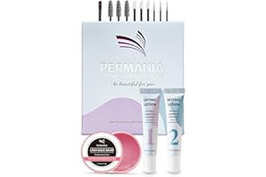 PERMANIA Brow Lamination Kit, New Upgraded Eyebrow Lamination Kit, Achieve Naturally Gorgeous Brows at Home, Gentle Ingredients | Easy to Use for Beginner and Salon (without ESSENCE)