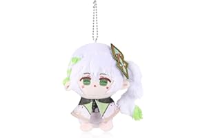 UTIEHD Genshin Impact Plush Keychains, Cute 4-Inch Collectible Doll - Compact Size for Bags and Keys for Fans