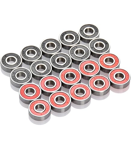 10 Roulements ABEC 9 CESFONJER – 608 2RS, Double Blindage, Pour Roller, Skateboard, Longboard