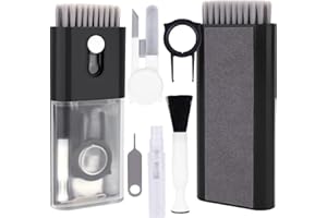 ‎BLOOOK BLOOOK Reinigungsbürste für Tastatur,10 in 1 Keyboard Cleaning Brush Kit,Tastatur Reinigung Set,Tastatur reinigen mit Bürste,Handy Laptop Screen Cleaner for Tablet,Computer,PC Monitor,Kamera