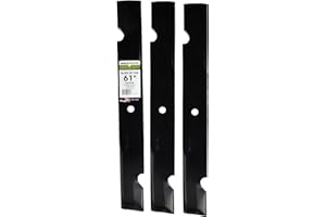 Maxpower 561311B 3-częściowy zestaw ostrzy do kosiarek 61" Cut Scag, Snapper i Husqvarna, zastępuje OEM #'s 5208425, 5020842, 5101755, 539-105711