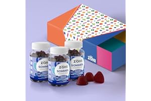 Coffret Compléments Alimentaires 3 piluliers Zohi Sommeil - 3 x 60 gommes- ZOHI - Fabriqué en France