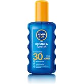 NIVEA SUN SPF30 Sunscreen Body Spray 200ml, Refreshing, Waterproof, Instant UVA UVB Protection