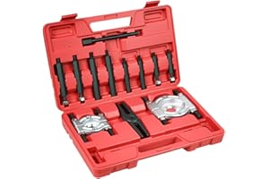 DAYUAN 12 pièces Ensemble d'extracteurs de roulements, séparateur de roulements, kit d'extraction de roulements de Roue de pignon avec mâchoires de 30 à 70 mm