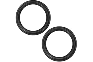 sourcing map Borde de Espuma de Altavoz de 10” Pulgadas de bocina de Anillo Plegable, Negro, 2 Unidades