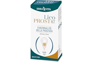 ERBA VITA Licoprost Act integratore alimentare con Licopene e Teupol10P (estratto di Ajuga reptans da colture cellulari) ricco in teupolioside - Formato 60 Capsule
