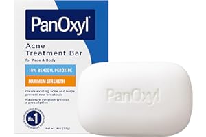 PanOxyl Aknerengöringsriegel, Maximal Styrka, för Ansikte, Bröst och Rygg, Vegan, för Hud Benägen för Akne, 118 ml