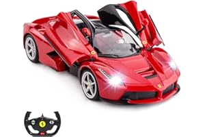 rastar RC Coche | 1/14 Escala Ferrari LaFerrari Radio Control Remoto R/C Juguete Coche Modelo Vehículo para Niños Niños, Rojo