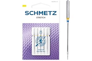 SCHMETZ | 5 Aghi per macchine da cucire | Stretch | 130/705 H-S | Spessore 75/11