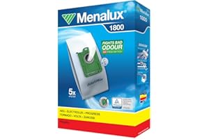 Menalux 1800, 5 Vacuum Bags, Duraflow Fresh with Anti-Odor, Suitable for s-Bag, UltraSilencer, ClassicSilence, ASP 71, APF 61, Essensio, ErgoClassic, US, ACS, AEO, AP