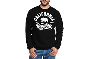 Neverless Schöner California Republic Herren Pullover Sweatshirt