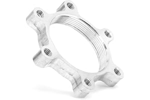 01 02 015 Adaptateur de moyeu Avant de vélo, Rotor de Frein à Disque Base de vis à Disque 6 Trous Professionnelle pour Remise à Neuf de vélos pour bagues filetées(Socle de 48 mm)