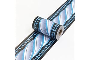 Dostear Friso Para Pared Cenefas Adhesivas BañO Cocina de Papel Para Paredes 3d Infantiles Decorativas Adhesivas Pintado Cocina Vinilo Autoadhesivo Impermeable punto azul 10cm X 1000cm