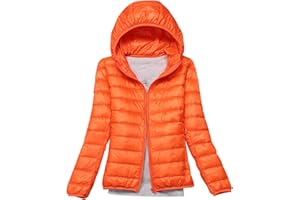 PENGNIAO Piumino Leggero Donna Con Cappuccio Piumini Leggeri Giacca Piumino Leggeri Donna Giacconi Invernali Cappotto Piumino Ultraleggero Pesante Giubbotti Imbottiti Giubbini Giacca Imbottito Invernale