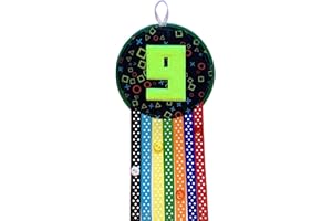 Ditsy Rosettes Gamer Birthday Rosette Badge - Age 5, 6, 7, 8, 9, 10 - Perfect Party Gift birthday card – Birthday Boy, Birthday Girl (Age 9)