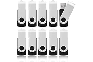KOOTION 10 Unidades Pendrives USB16GB, USB 3.0 Memoria USB Ligero Pequeño y Práctico USB Stick Flash de Tapa Push-Pull Pendrive 16GB para Ordenador/TV/Coche/Player, ect