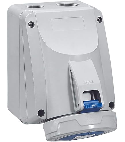 Prise Murale Industrielle 220-230V 32A 2P+T IP54 - Rosi 11.1411 Pour Atelier, Garage